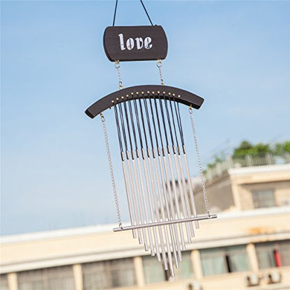 Hand Tuned Aluminum Feng Shui Wind Chime for Patio, Garden, Terrace and Balcony - Beautiful Outdoor Decor Win-YX2