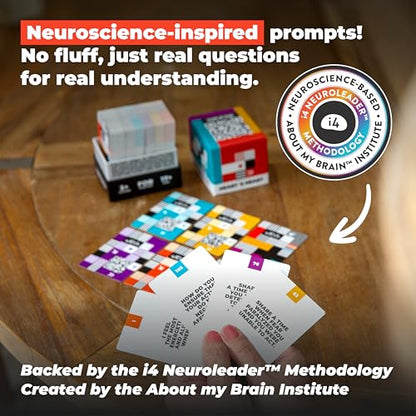 Heart 2 Heart Conversations | The i4 Neuroleader Deck | 200 Prompt Cards to Develop Deeper Connections | A Card Game for Friends, Coworkers, Family, Dates