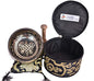 Color Singing Bowl Set with free stick and cushion by Nepalese Handicraft Zone (Black) - color: Black