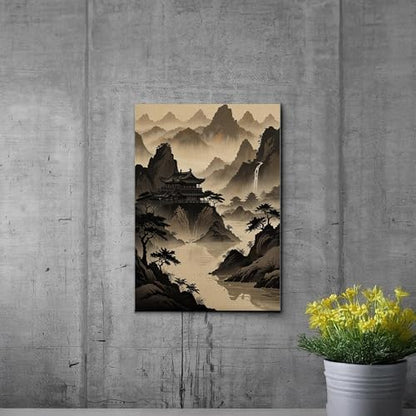 Japanese Wall Art, Minimalist Wall Art, Neutral Abstract Art, Modern Minimalist, Zen Wall Art, Zen Printed Wall Art, Japanese Art Print, Art Print, Print