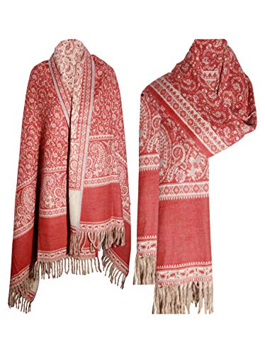 ORANGE FLORAL BLANKET SCARF LUXURY PREMIUM QUALITY HANDMADE FASHION SCAR MADE OF YAK WOOL Shawl Blanket stole unisex Travel Wrap Meditation Soft gift for her