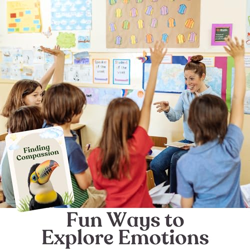 Emotion Explorers - 50 Exercises and Reflection Cards - Questions for Self Care, Stress and Social Anxiety Relief - Therapy Games for Children, Teens and Adults for Resilience and Emotional Agility