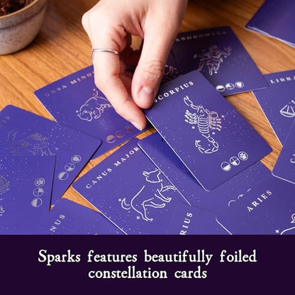 Rabble Sparks - A Conversation Game Inspired by The Stars 2-8 Players, Conversation Cards for Couples, Friends, Family, Card Games for Couples and Adults