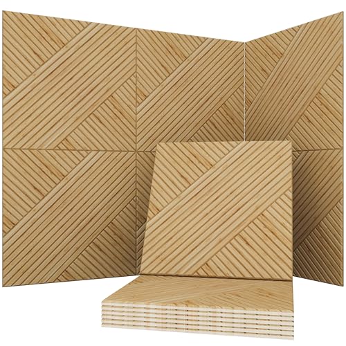Soon Global Acoustical Wall Panels, 6-Piece 23.62 X 23.62 Inches Art Acoustic Panels, Decorative Acoustic Panels, Acoustic Wall Panels, Sound Absorbing Wall Art, Harvest Cross - color: Harvest Cross, size: 72 X 48 Inches