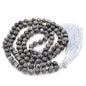 mala Beads Necklace for Women Man, mala Bracelet, Prayer Beads Necklace - color: black labradorite