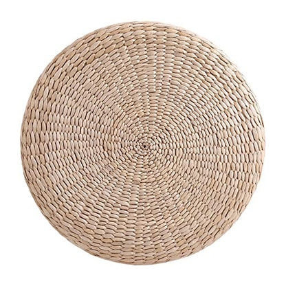 Dioche Meditation Pillow – 40cm Round Pouf Tatami Cushion, Floor Cushion for Yoga, Meditation, Home, Dining, Outdoor & Garden Decor