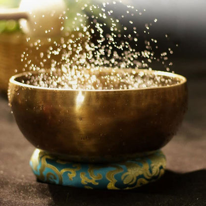 Singing Bowl Large Set Himalayan 7 Metal Singing Bowl for Prayer Healing Sound Gift，One Color 30cm - size: 30cm