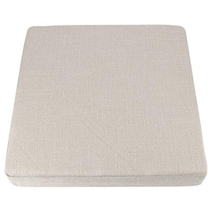 Household Square Floor Cushion for Yoga and Meditation, Removable Washable Meditation Mat Cushion - color: Square linen beige