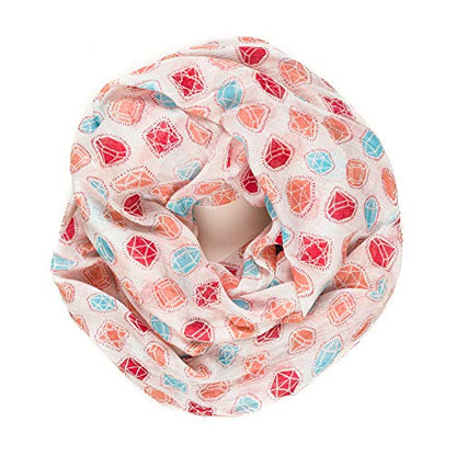 MELIFLUOS DESIGNED IN SPAIN Scarf for Women Lightweight Floral Flower Scarves for Summer Fall Shawl Wrap - color: Madrid Collections 42 - Beige Geometric
