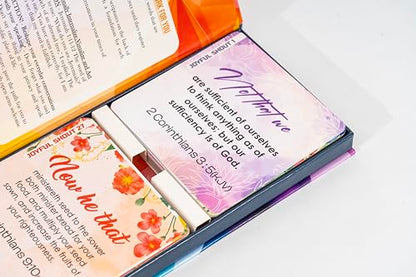 Joyful Shout Affirmation Cards - 260 Powerful Affirmations, 52 Unique Verses To Dream Big, Elevate Purpose, for Success Mindset and Stress Relief