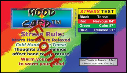 Stress Cards Mood Cards - MC 40 Heavy cardstock 100