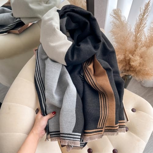 Winter Scarf for Women Dressy Evening Pashmina Shawl Wraps Open Front Poncho Blanket Fashion Travel Shawls Cape Wrap