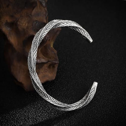 Handmade 925 Sterling Silver Bangle Bracelet Simple Silver/Gold Adjustable Cuff Bangles Durable Stainless Steel bracelet for Men &Women Daily Jewelry Gift for Anniversary Birthday Gift - color: Bangle-22