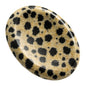 Amazing Gemstone Dalmatian Jasper Worry Stone, Healing Crystals - Piedra Crystal Fidget for Gift, Meditation, Calming, Relaxation, Stress Relief - color: Dalmatian Jasper