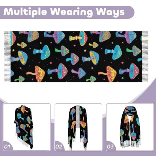 Big Oversized Long Scarves Pashmina Shawl Wrap Women gifts - color: Picture (646)