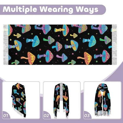 Big Oversized Long Scarves Pashmina Shawl Wrap Women gifts - color: Picture (646)