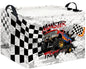 Rectangle Storage Basket with Handles,Collapsible Storage Bin,Books Box,Gift Basket(Black Race Car) - color: Black Race Car