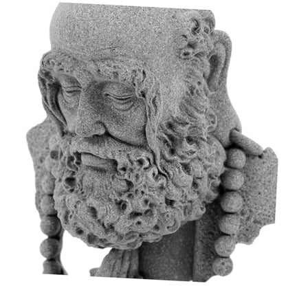 HANABASS Decorative Stone Buddha Statue for Garden and Home Lightweight Zen Figurine for Indoor and Outdoor Use Charming Buddhist Aesthetic for Bonsai Arrangements