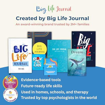 Big Life Journal – Daily Journal for Kids (Ages 5–11) – Guided Growth Mindset Workbook with Daily Prompts & Activities to Build Confidence, Gratitude & Positive Thinking – Gift for Boys & Girls (Green) - color: Green