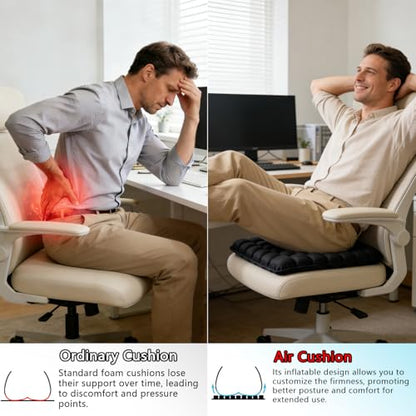 SondlorTravel Cushion Airplane Seat,Portable Air Cushion for Travel, Airplane Long Flights, Office, Car & Wheelchair