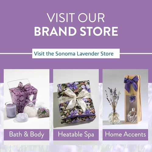 Sonoma Lavender Heat Wrap - Embroidered Lavender