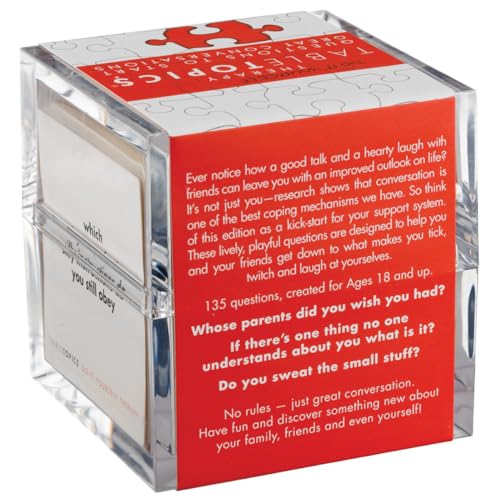 TableTopics Do-It-Yourself Therapy Question Card Game - 135 Entertaining Conversation Starter Cards for Adult Friends, Girls Night, Dinner Party, Getting to Know You Game