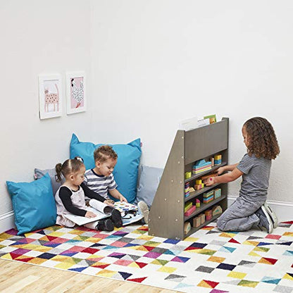 ECR4Kids Jumbo Indoor/Outdoor Kids Floor Pillow Cushion, 27in x 27in, Classroom Essentials, Turquoise - color: Turquoise