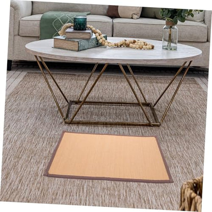 Woven Meditation Cushion Thick Tatami Floor Mat Cooling Seat Pad for Yoga Living Room Bedroom Office Use
