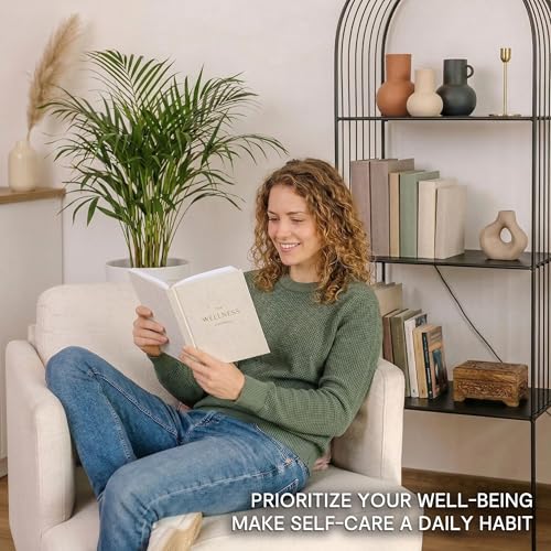 &And Per Se Wellness Journal, Self Care & Daily Journal for Women, Mental Health Planner with Habit Tracker, Diet & Goals, Undated, Gift-Ready (Original Beige) - color: A-Original Beige