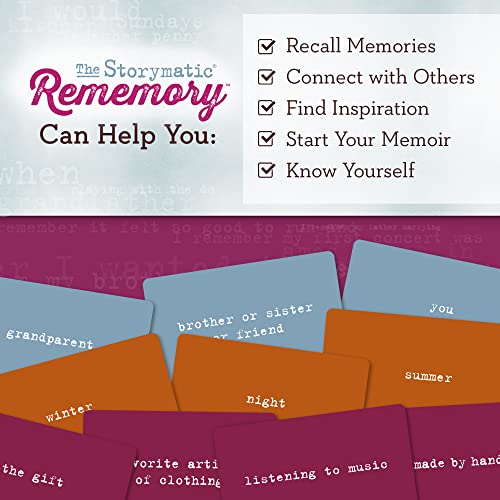 Storymatic Rememory – Writing Prompt and Memory Prompt – Conversation Cards for Family and Friends