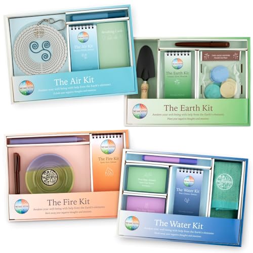 The Fire Kit - Burn Negative Thoughts for Stress Relief and Healing - Give the Gift of Peace of Mind - Self Care Kit By Two Sage Sisters