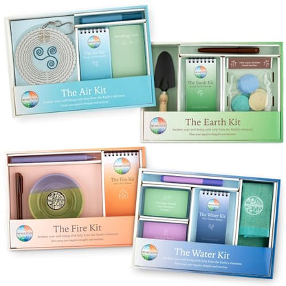 The Fire Kit - Burn Negative Thoughts for Stress Relief and Healing - Give the Gift of Peace of Mind - Self Care Kit By Two Sage Sisters