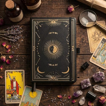 Lined Journal for Women Men, 192 Pages A5 Notebook Journal, Hardcover Notebook with 100Gsm Thick Pages, Leather Note Book for Writing, Travel, Business, Office, Prayer 5.7 x 8.3,Black - color: Black, style: Lined