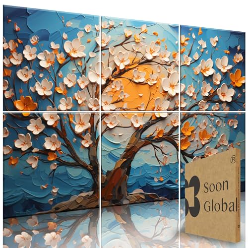 Soon Global Acoustical Wall Panels, 72 X 48 Inches Art Acoustic Panels, Decorative Acoustic Panels, Acoustic Wall Panels, Sound Absorbing Wall Art, Canvas - color: Canvas, size: 72 X 48 Inches