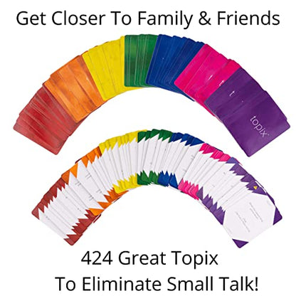 Better Me Empowering Card Deck Bundle - TOPIX Great Conversation Starters + Love Bombs Kindness Cards