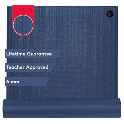 Manduka PRO Yoga Mat - 6mm | Lifetime Durability | Hygienic Construction | Premium Studio Quality | Teacher Approved - color: Odyssey, size: 85" x 26"