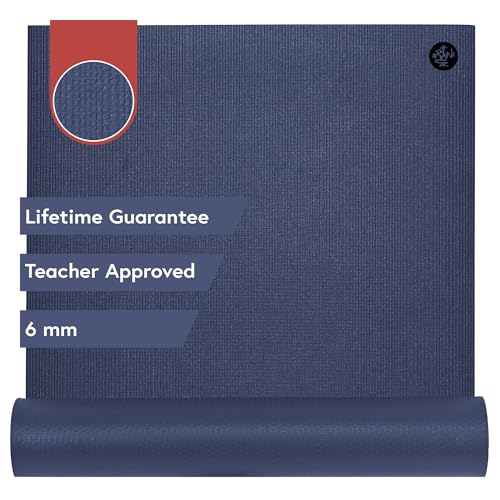 Manduka PRO Yoga Mat - 6mm | Lifetime Durability | Hygienic Construction | Premium Studio Quality | Teacher Approved - color: Odyssey, size: 85" x 26"