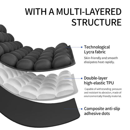 1Pcs Travel Cushion Airplane Seat - Inflatable Airplane Seat Cushion for Travel.Suitable for Long Distance Sedentary People to Use,Easy to Carry, 3D Inflatable Airbag is Ergonomic and Suitable