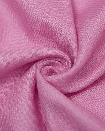 KVSS Women's Fine Knit Shawl, 55% Cashmere 45% Mulberry Silk, X Gauge 120/2NM Yarn Lightweight Spring Summer Wrap Scarf - color: Putty