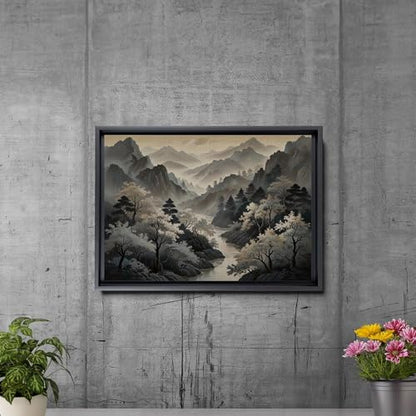 Japanese Wall Art, Minimalist Wall Art, Neutral Abstract Art, Modern Minimalist, Zen Wall Art, Zen Printed Wall Art, Japanese Art Print, Canvas, Decor