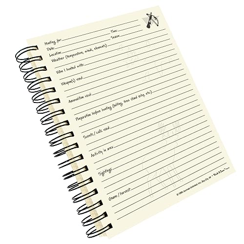 Write it Down series by Journals Unlimited, Guided Journal, Hunting, The Hunter's Journal, Full-size 7.5"x 9", Kraft Hard Cover, Made in USA
