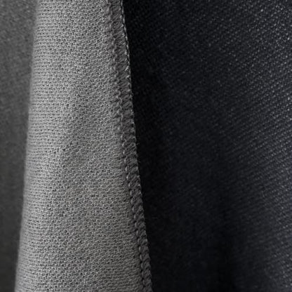 Shawl Wraps for Women, Elegant Knitted Cape Open Front Poncho Scarf Blanket Cardigan Coat for Spring, Autumn, and Winter - color: Black Gray
