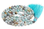 mala Beads Necklace for Women Man, mala Bracelet, Prayer Beads Necklace - color: mix-color amazonite