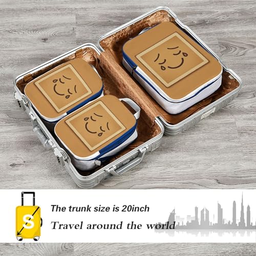 3 Set Packing Travel Bags Polyester Plastic Bags for Clothes, Nostalgic Photo Look (1) (3 Set) - color: Nostalgic Photo Look (1)