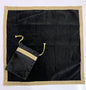 SMMS Spiritual Velvet Table Cloth Altar Tarot Spread (Black, Medium- 61cm*61cm/ 24inch*24inch) - color: Black, size: Medium- 61cm*61cm/ 24inch*24inch