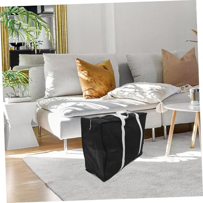 Reinforced Clothes Storage Bag Large Duffle Bag Zipper for Moving Comforter and Home Organization