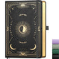 Lined Journal for Women Men, 192 Pages A5 Notebook Journal, Hardcover Notebook with 100Gsm Thick Pages, Leather Note Book for Writing, Travel, Business, Office, Prayer 5.7 x 8.3,Black - color: Black, style: Lined