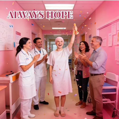 Ring the Bell Breast Cancer Survivor Gifts – End of Chemo Breast Cancer Bell Set|Includes waterproof shower cover for after breast surgery|A Gift After Breast Removal Surgery - color: Pink-Breast Cancer Theme Set