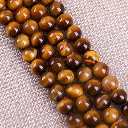 108 Mala Beads Necklace 7 Chakra Tree of Life Pendant Prayer Buddha Bracelets Healing Stone Yoga Men Women Jewelry - color: Praye Tiger Eye