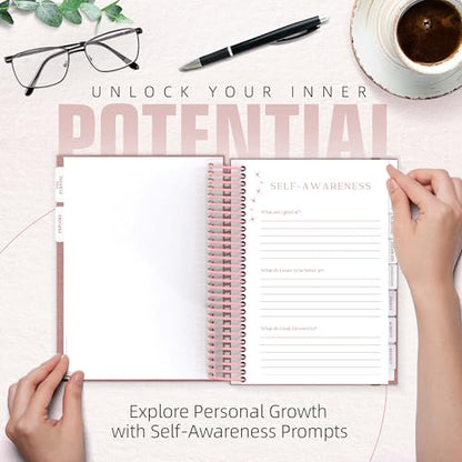 Planners with Purpose Self-Care and Gratitude Journal Bundle – Guided Daily Reflection, Manifestation, & Mindfulness Planner – 90-Day Wellness Journal for Personal Growth, Positivity, and Gratitude
